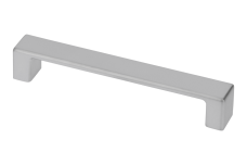 Ручка MODENA C=128 мм, L=140 мм (ZnAL), колір алюміній