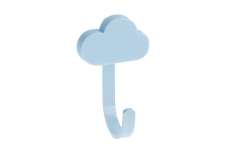 Вішак меблевий Cloud синій