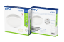 Стельовий світильник MARS LED 9in1, 24/18/12Вт, 100лм/Вт, CCT, AC220-240V, IP65, білий