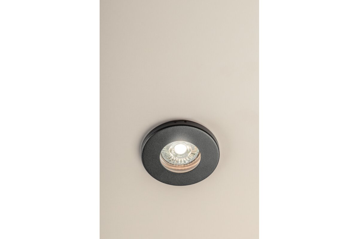 Корпус світильника точкового MAREA, IP54/IP20 круглий, чорний