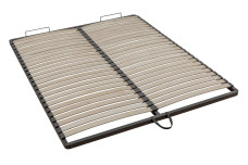 Каркас ліжка GTV STOLMET MULTIBOX STD, L=2000 мм, W=1800 мм, 48 ламелей, чорний, комплект