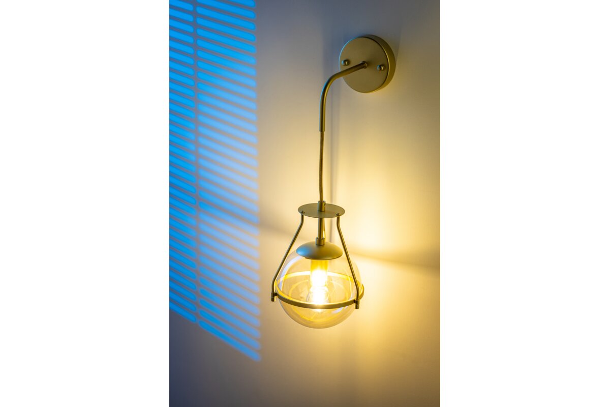 Світильник настінний DROP 4, 7110, AC220-240V, 50/60Hz, 1*E27, макс.40W, золото