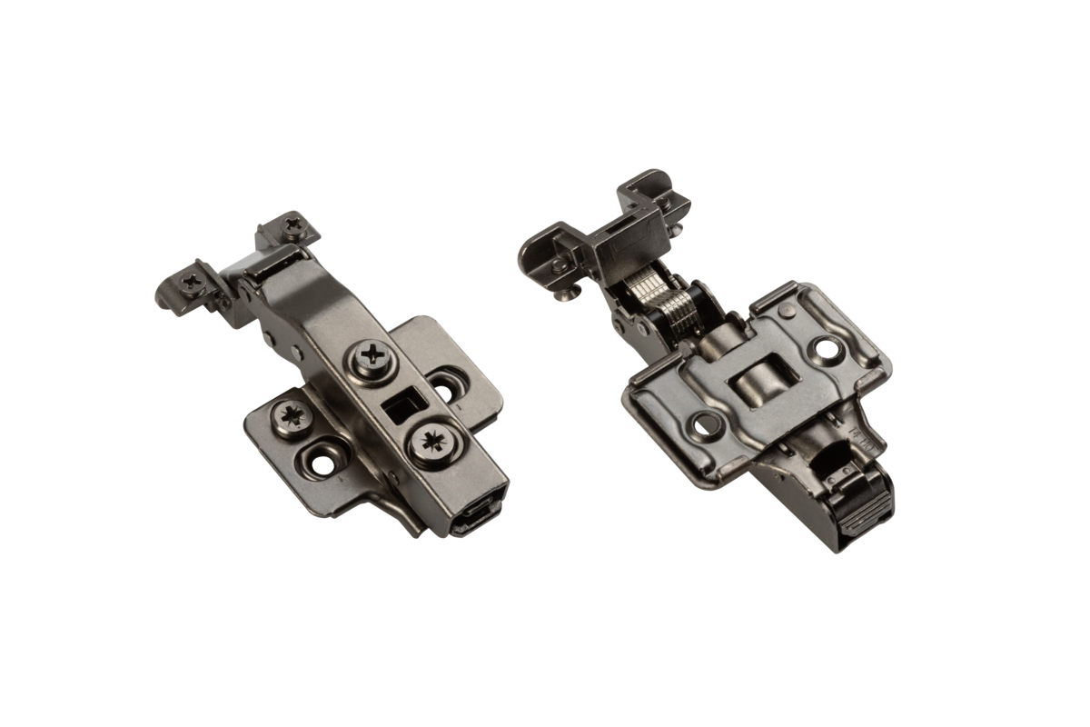 Петля GTV SILENTO PRO встановлена, без пружини, рама alu,prow H=0,3D, кліпса, без євро, чорна