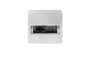 Меблева розетка AVARO, 1хSHUKO, USB A+C, кабель 1.5 м, білий