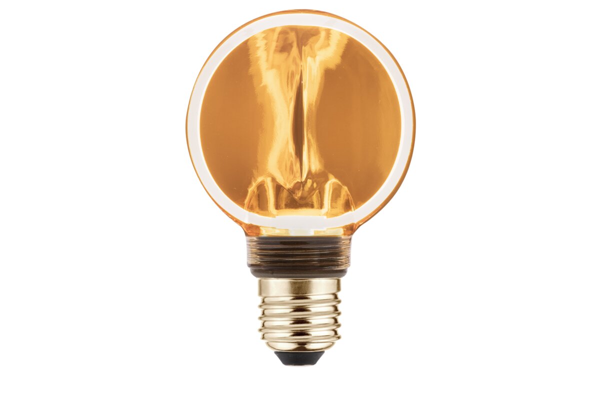 Лампа світлодіодна GLOW, E27, G80, 4 Вт, 190 лм, 1800K, AC220-240В, 320°, FILAMENT