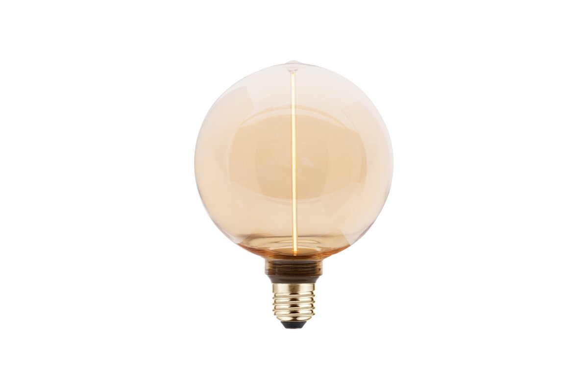 Лампа світлодіодна SLIM, E27, G125, 2 Вт, 100 лм, 1800K, AC220-240В, 320°, FILAMENT