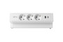 Меблева розетка BASCO, 3хSHUKO, USB A+C, кабель 1.5 м, білий