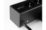 Меблева розетка NICO, 3 x Schuko розетка, USB A+C, кабель 1,5 м, чорний з кріпленнямпленням
