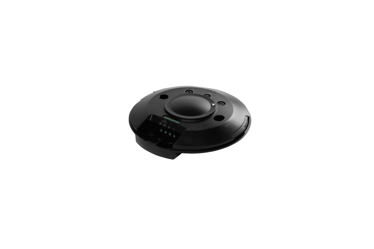 Датчик руху мікрохвильовий CM-3 MINI, макс. 2000 Вт, кут виявлення 360°, діапазон 1-8 м ± 2-6 м, IP20, чорний