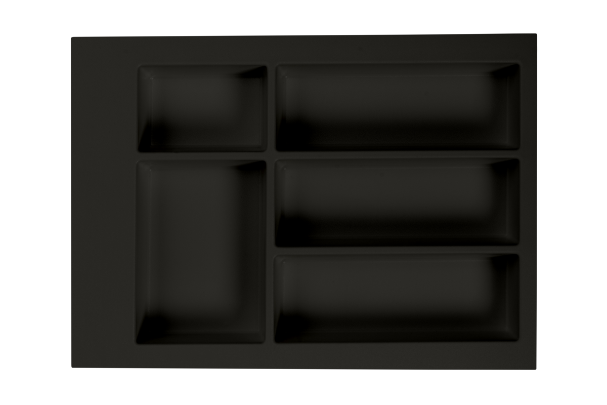 Вставка GTV AXISPACE, для шухляди 400, чорна