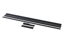 Комплект GTV AXIS PRO для внутрішньої шухляди (C), панель+рейка+з’єднувачі, панель H=110 мм, чорний (C)