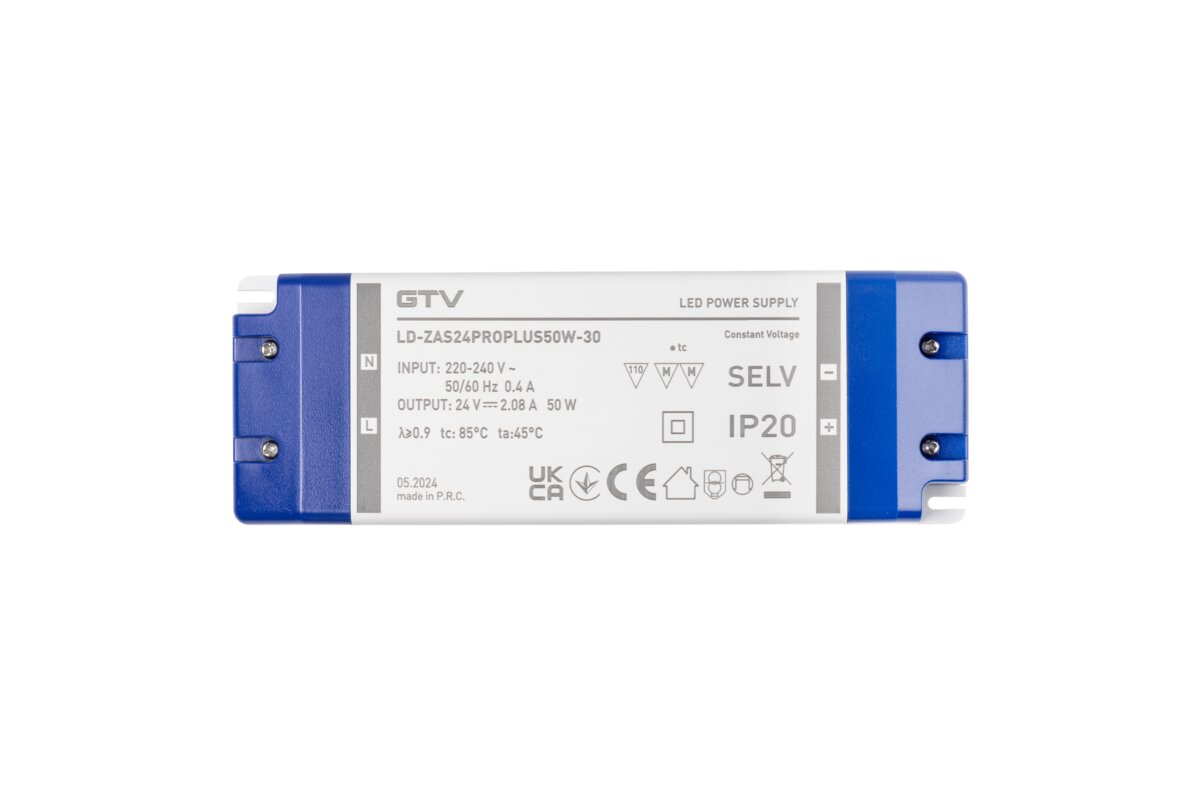 Блок живлення PRO+, DC24В, 50 Вт, вхід AC220-240В, IP20