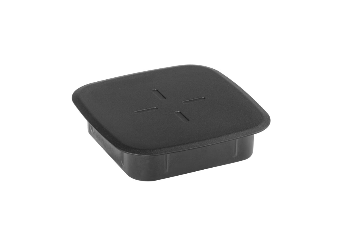 Індуктивний зарядний пристрій SQUARE 15W з блоком живлення, чорний