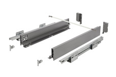Шухляда AXISPRO GTV, H=68 мм, L=500 мм, push для відкриття, повне висування, антрацит