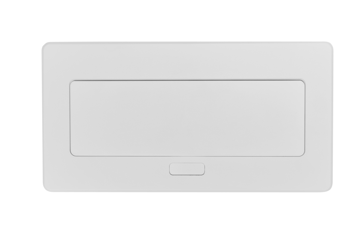 Меблева розетка MULTISOFT, 2хSHUKO, USB A+C, RJ45, HDMI, кабель 1.5 м, білий