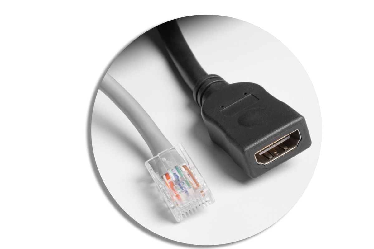 Меблева розетка MULTISOFT 2x розетка із заземленням, USB A+C, RJ45, HDMI, кабель живлення з вилкою, білий