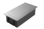 Меблева розетка MULTISOFT, 2хSHUKO, USB A+C, RJ45, кабель 1.5 м, алюміний