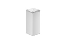 Ніжка меблева dakp-27 100mm (біла) квадратна 40×40 (01581)