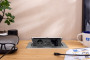 Меблева розетка MULTISOFT, 2хSHUKO, USB A+C, RJ45, кабель 1.5 м, алюміний