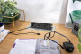 Меблева розетка MULTISOFT 2x розетка із заземленням, USB A+C, RJ45, HDMI, кабель живлення зі штепсельною вилкою, алюміній