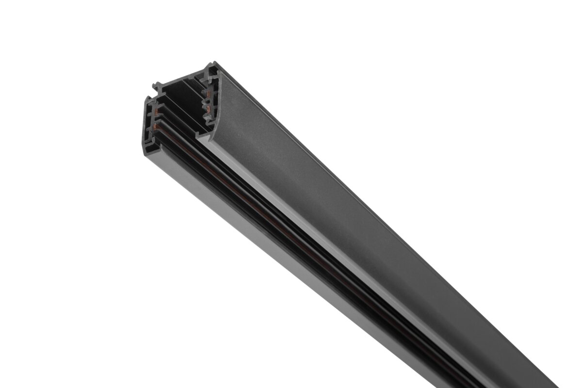 X-RAIL 3-фазна шина, 1м, 220-240V, 16A, чорний