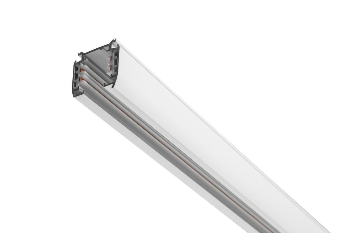 X-RAIL трифазна шина, 1м, 220-240В, 16А, біла
