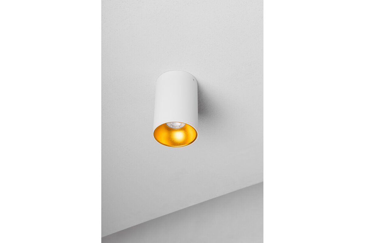 Світильник стельовий TENSA, GU10, Ø96×140 мм, IP20, бiлий