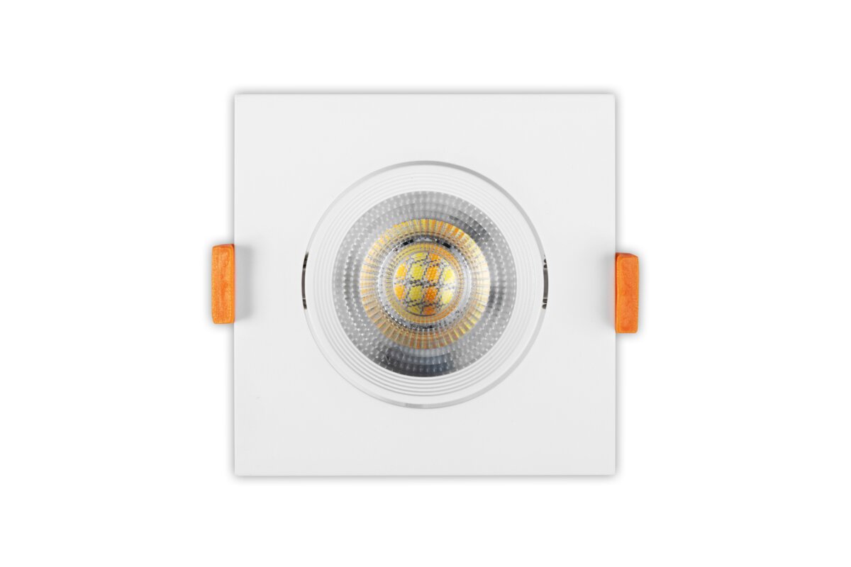 VOLARE Downlight, LED, 9W, 720lm, CCT, AC220-240V, IP20, Square, White