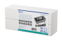 Меблева розетка MULTISOFT, 2хSHUKO, USB A+C, RJ45, кабель 1.5 м, чорний