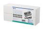 Меблева розетка MULTISOFT 2x розетка із заземленням, USB A+C, RJ45, HDMI, кабель живлення зі штепсельною вилкою, алюміній