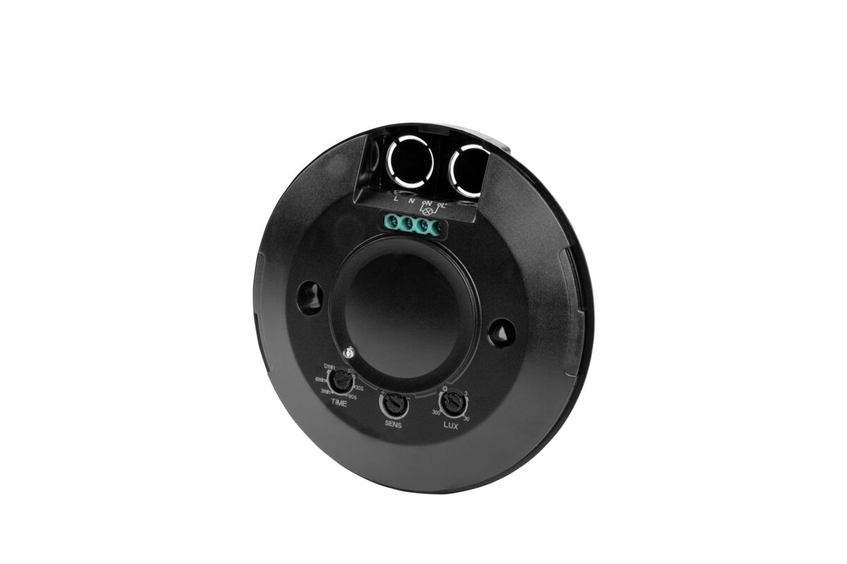 Мікрохвильовий датчик руху CM-3 MINI, максимум.2000W, AC220-240V, кут 360°, дальність 8м, чорний