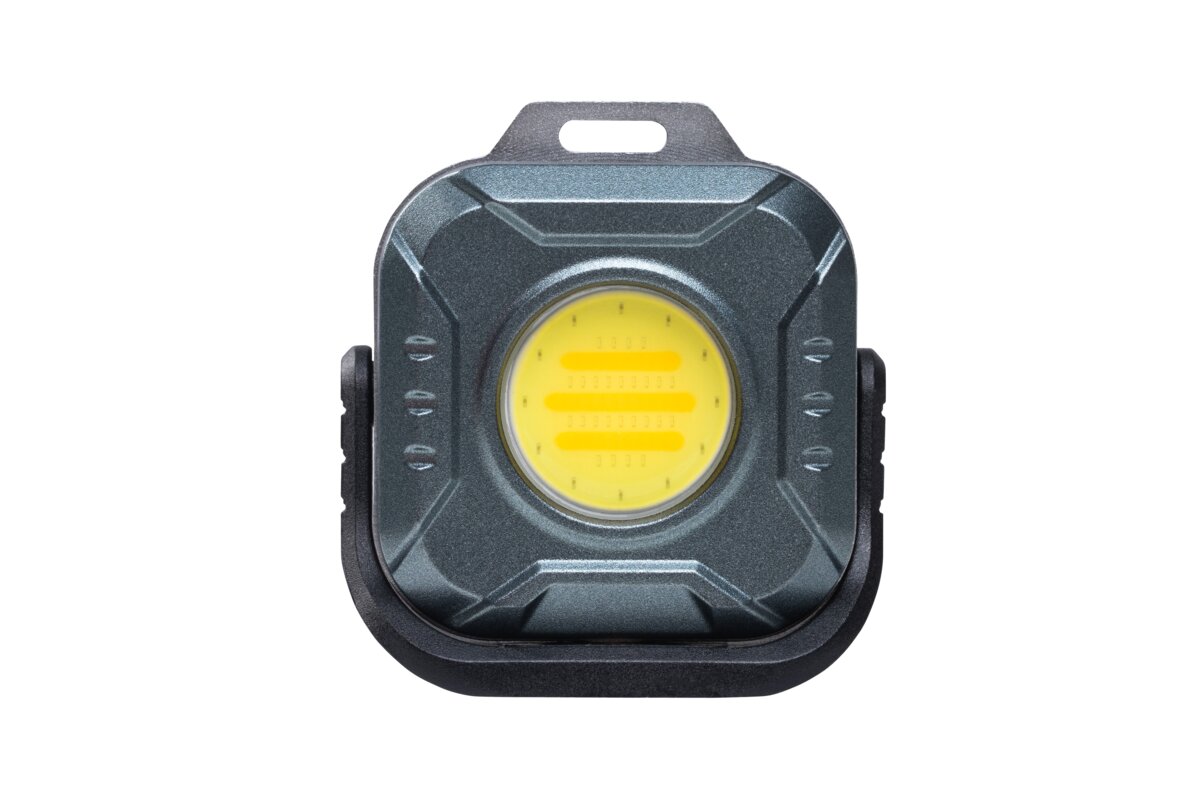LED кишеньковий ліхтарик, 6W, COB, 500lm, CCT, LiPoly 1200mAh, USB-C, IP44, 25-50-100-Flash-Red