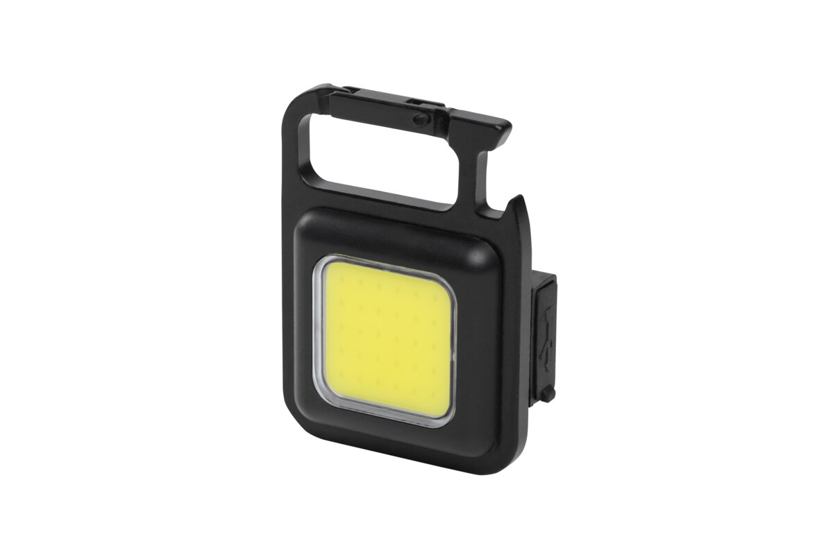 Mini LED кишеньковий ліхтарик, 6W, COB, 500lm, 6500K, LiPoly 200mAh, USB-C, IP44