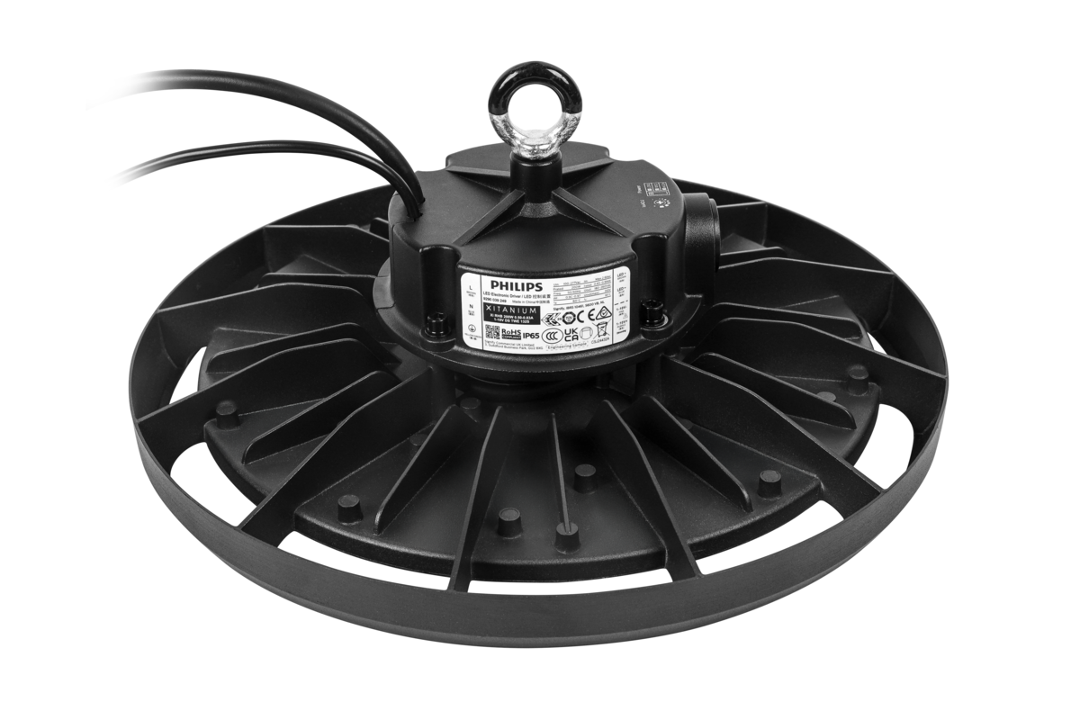 Highbay KANSAS II LUMINAIRE, LED, 200W-160W-120W, 150lm/W, 4000K, AC180-250V, IP65, 1-10V