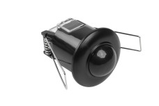 Датчик руху CR-5 MINI, максимум 800 Вт, AC220-240V, кут 360°, дальність 6 м, IP20, чорний