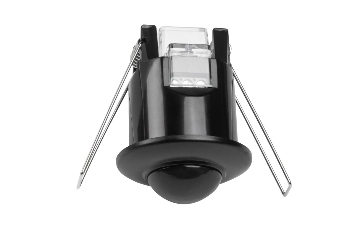 Датчик руху CR-5 MINI, максимум 800 Вт, AC220-240V, кут 360°, дальність 6 м, IP20, чорний