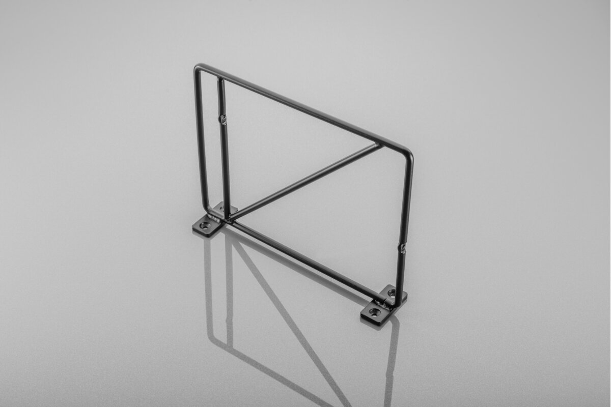 Тримач для полиці ROD, 21x17cm, чорний мат