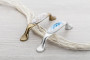 Ручка меблева керамічна 0728 C-Orient Gold антична латунь