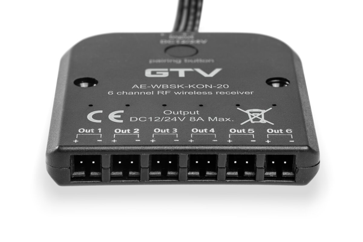 Приймач сигналу для системи SKY, 8A, 12V/96W, 24V/192W, кабель 1m з міні-підсилювачем