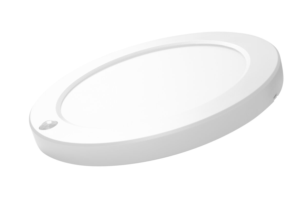Датчик руху Стельова лампа IMPACT, LED, 18/15/10W, 100lm/W, CCT, AC220-240V, Ø230mm