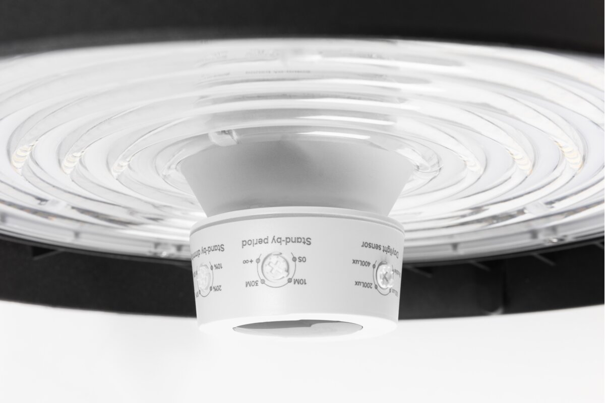 Датчик руху CR-HIGHBAY, мікрохвильова, кут 120*, радіус дії 7 м, IP65