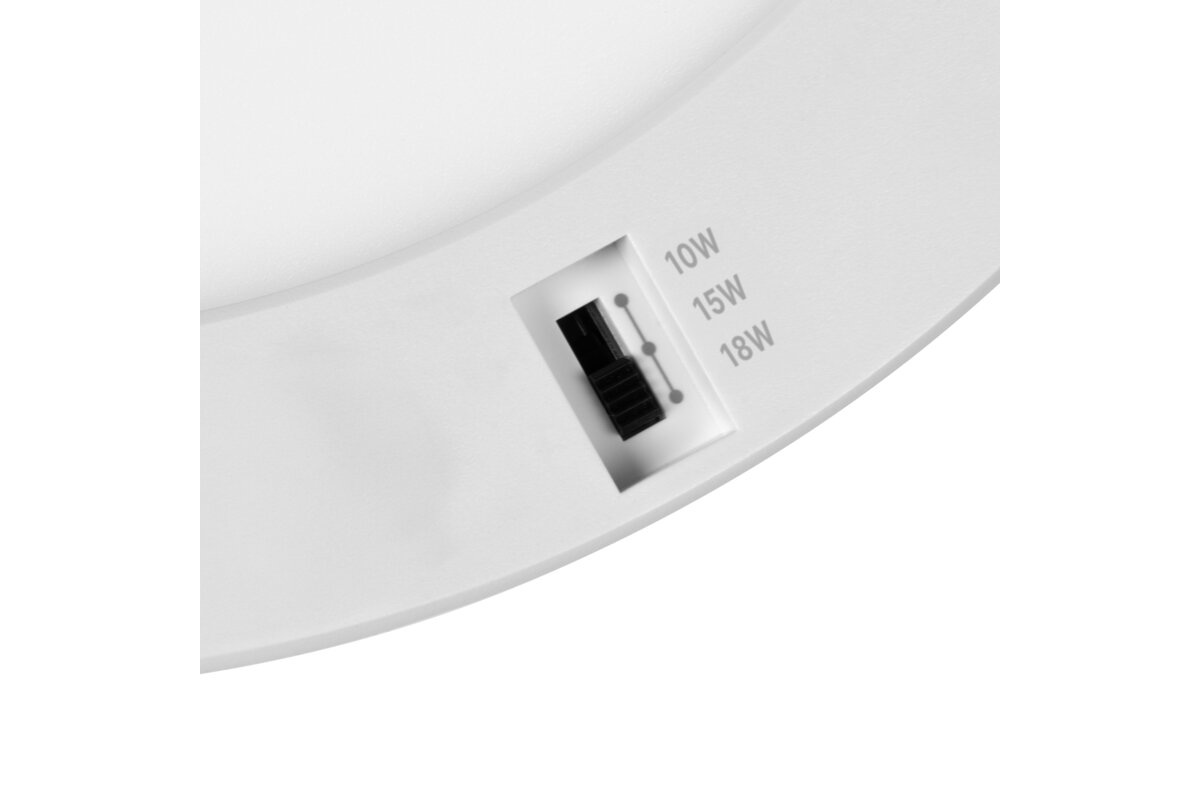 Датчик руху Стельова лампа IMPACT, LED, 18/15/10W, 100lm/W, CCT, AC220-240V, Ø230mm