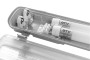 G-TECH Світильник герметичний 258, 2×150 T8 LED (одностороннє підключення), G13, IP65, ABS/PS, сірий