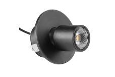 Світильник світлодіодний POINT MINI, DC12В, 0.5 Вт, 40 лм, 4000К, кабель mini AMP 2 м, чорний