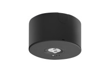 Аварійний світильник NEXO, LED, 2.5W, 350lm, 6400K, AC220-240V, IP65, 3h, TEST, чорний