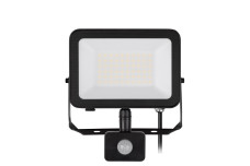 G-TECH Прожектор з датчиком руху VILMAR, LED, 50W, 5000lm, 6400K, AC220-240V, чорний