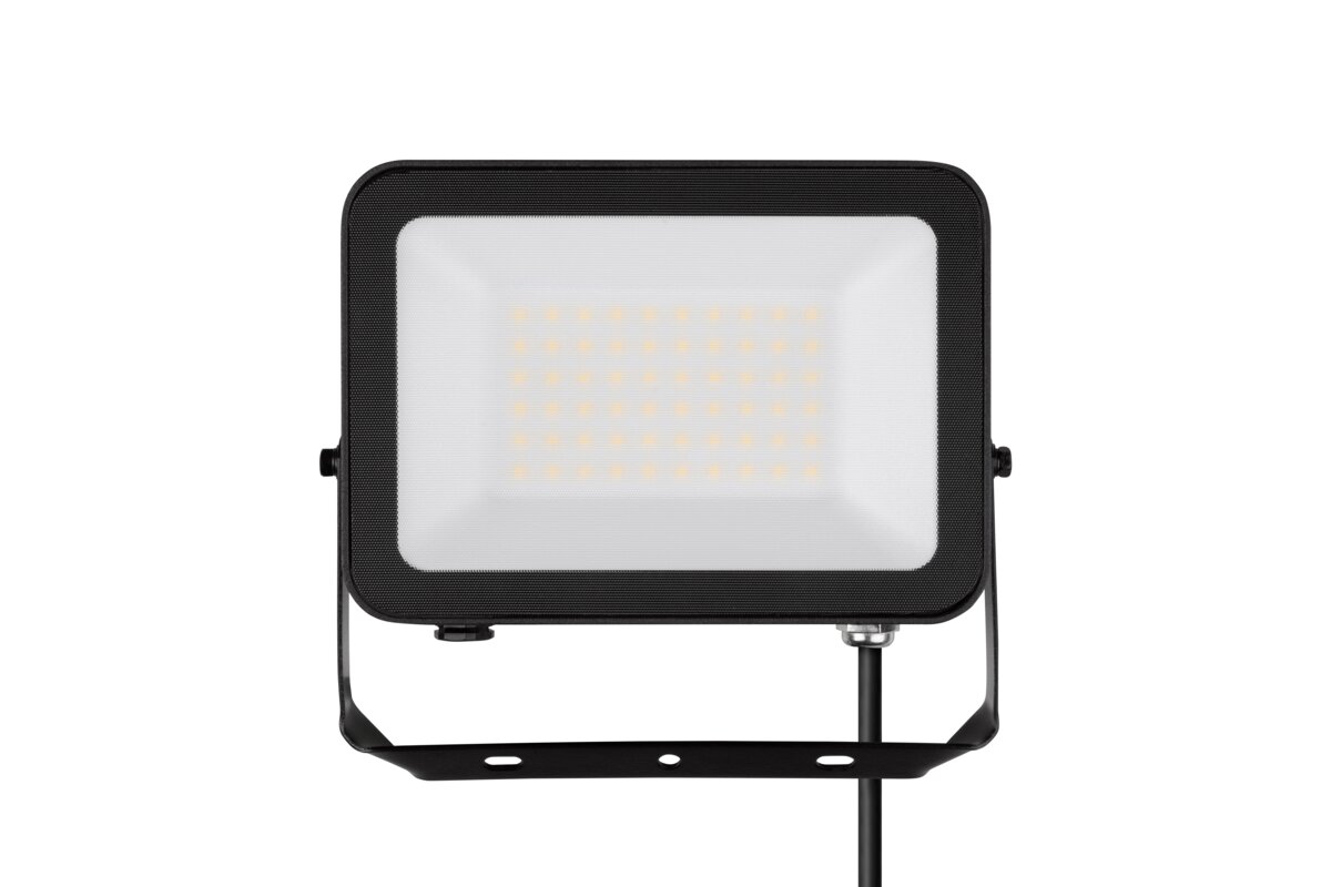 Прожектор G-TECH VILMAR, LED, 50W, 5000lm, 6400K, AC220-240V, IP65, чорний