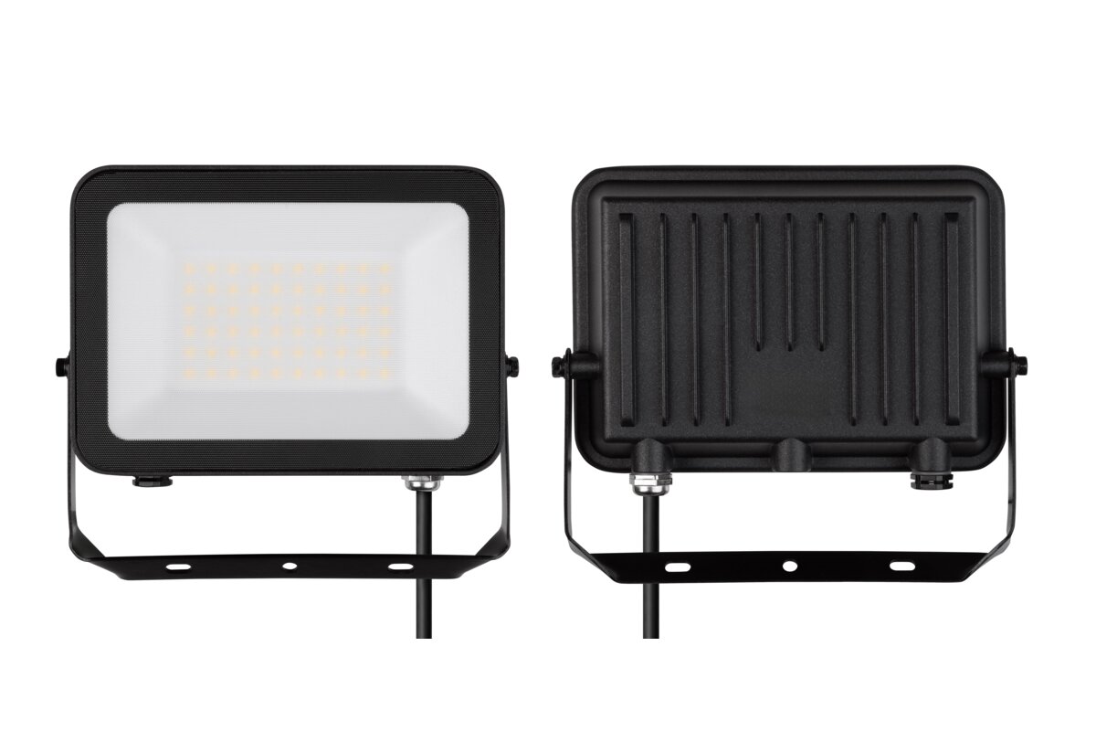 Прожектор G-TECH VILMAR, LED, 50W, 5000lm, 6400K, AC220-240V, IP65, чорний