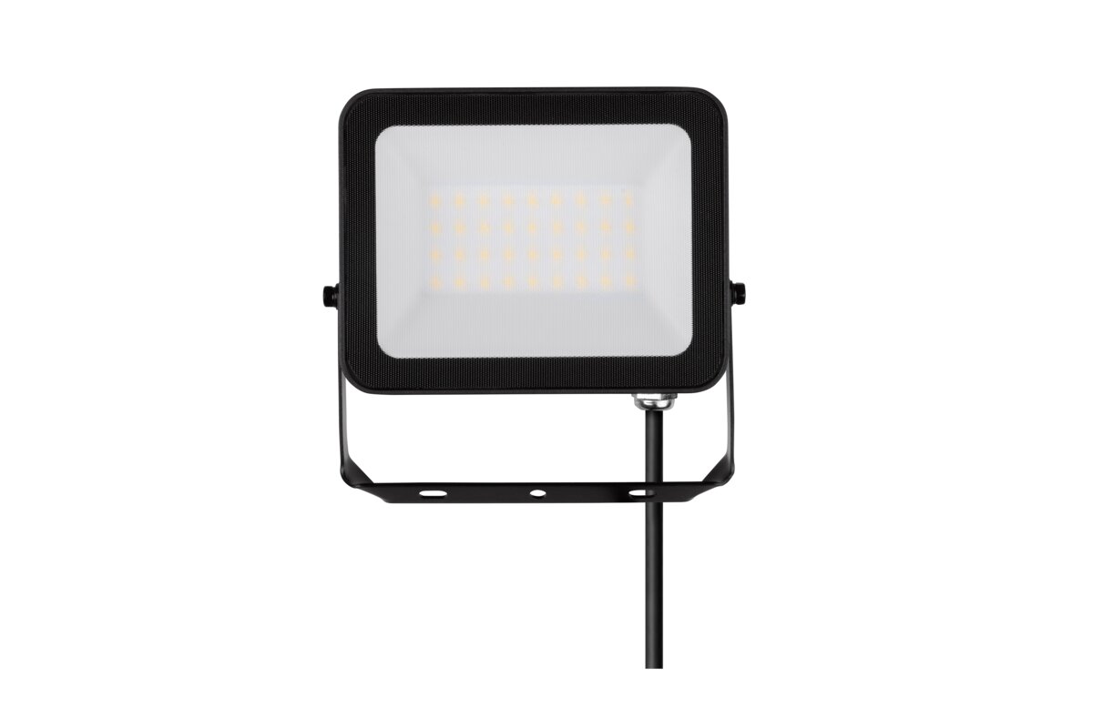 Прожектор G-TECH VILMAR, LED, 30W, 3000lm, 4000K, AC220-240V, IP65, чорний