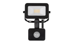 G-TECH Прожектор з датчиком руху VILMAR, LED, 10W, 900lm, 6400K, AC220-240V, чорний